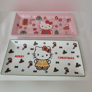 Hello Kitty Christmas Serving Platters
